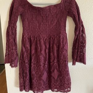 Off the shoulder dress